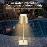 LED Table Lamps 3-Level Dimmable Wireless LED Desk Lamp Touch Bedside Creative Ambient Light USB Rechargeable Bar Outdoor Decor