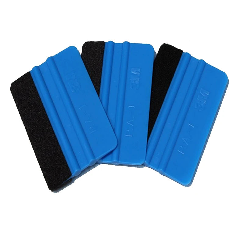 1/5Pcs Car Stickers Film Install Squeegee Vinyl Carbon Fiber Scraper with Felt Squeegee Tool Film Wrapping Car Wrap Tools 10x7cm