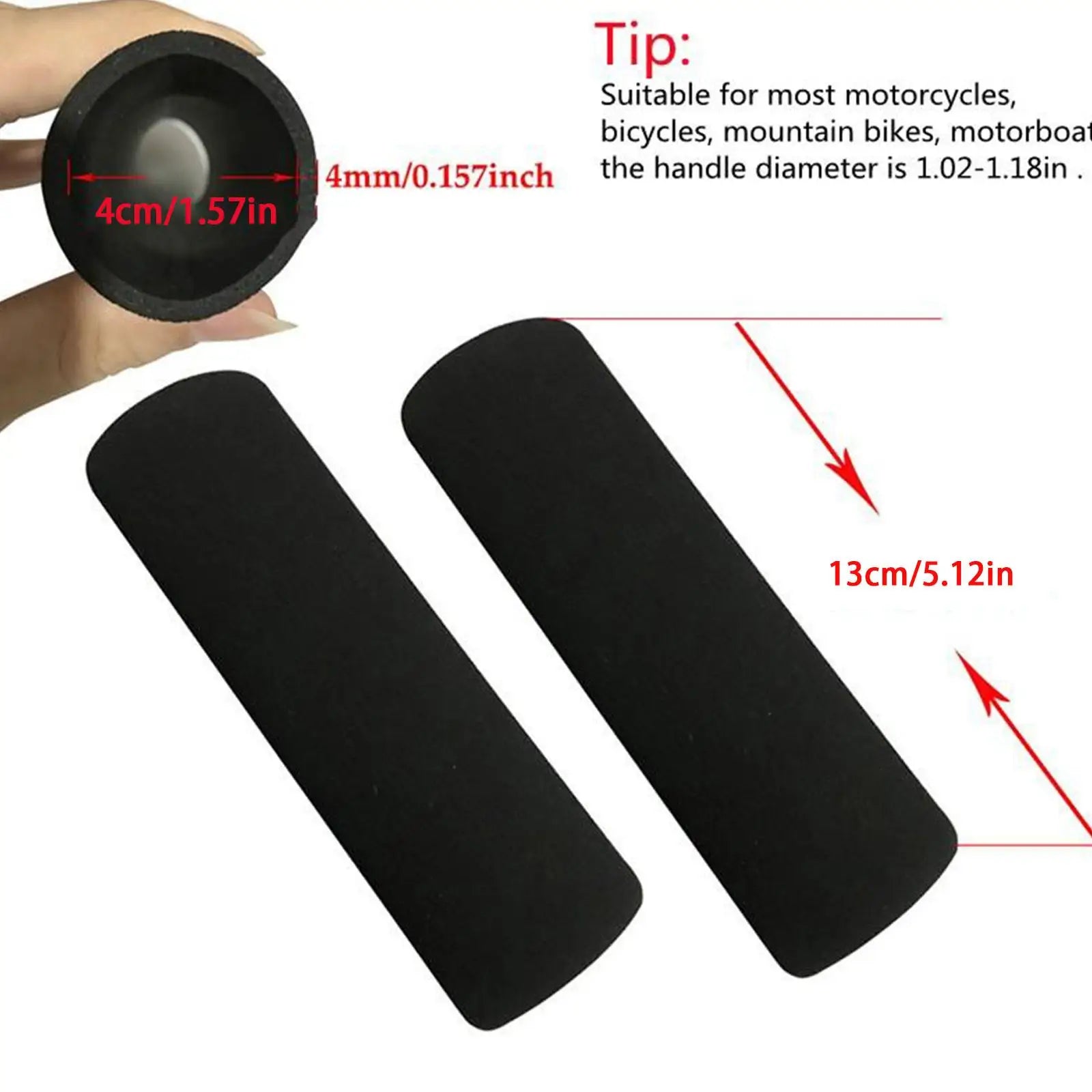 Foam Motorcycle Handle Grip Cover For R1200gs R1250gs Gs R 1200 1250 Gs F650gs Slip On Anti-slip Handlebar Co D3w5