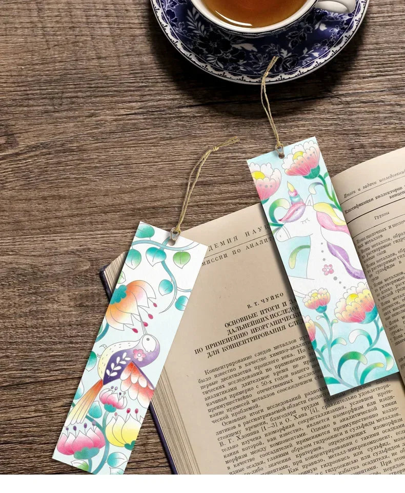 20 Sheets Portable Children Watercolor Painting Book Paint with Water Kids Gouache Graffiti Picture Coloring Drawing Toys Gifts