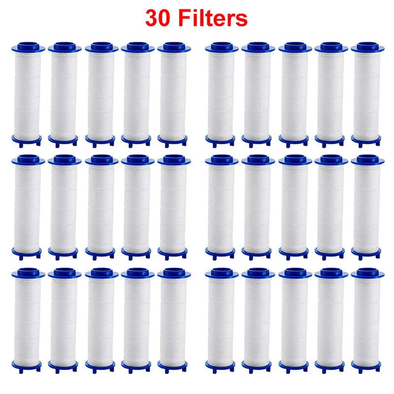 Cabezal de ducha de alta presión con 4 modos de ducha ajustables y filtros de cepillo de masaje, accesorios de baño para ahorrar agua.