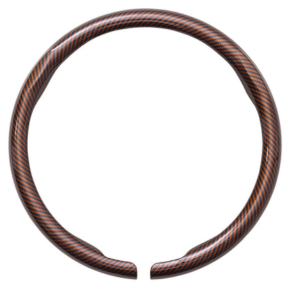 Steering Size 36-38cm Universal Non-slip D-shaped Round Breathable Car Steering Wheel Cover Protector Suitable Auto Accessories