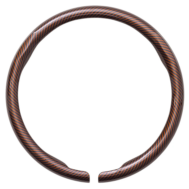 Steering Size 36-38cm Universal Non-slip D-shaped Round Breathable Car Steering Wheel Cover Protector Suitable Auto Accessories