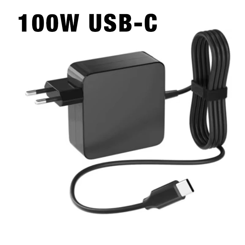 100W USB C Laptop Adapter Wall Charger 96W 87W 65W Fast Charging for MacBook iPad Pro 2018 HP Dell ASUS Lenovo Yoga Huawei Power