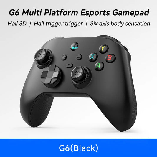 G6 wireless  mobile game controller with Hall trigger and Hall joystick supporting switch/pc/android/IOS
