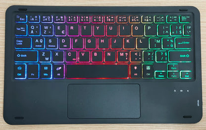 Bluetooth Keyboard Case For Xiaomi Pad 7 7 Pro 11.2 Trackpad Tablet Case Russian Arabic Hebrew Spanish Korean French Keyboard
