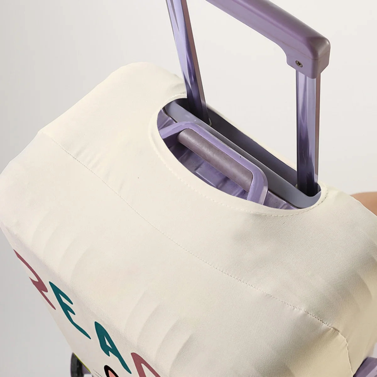 Luggage Protective Cover With Cartoon Print