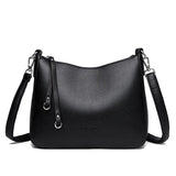 Genuine Brand Women's Soft Leather Shoulder Bags Luxury Designer Crossbody Bags Ladies Casual Tote Bag Messenger Commuting Sac