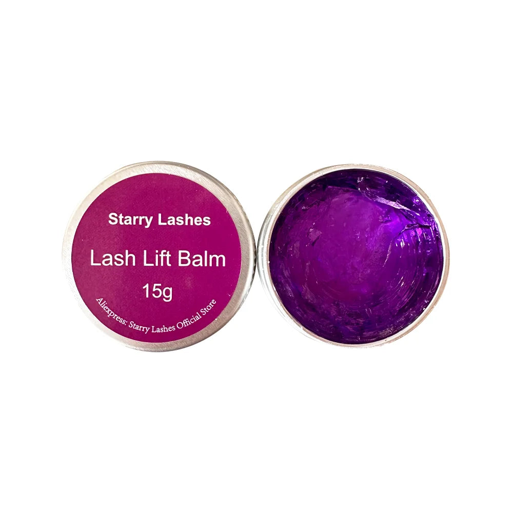 Starrylashes 15g coreia lash lifting bálsamo cera extensão de cílios não forte fixador vegano bálsamo lash levantamento cola ferramentas
