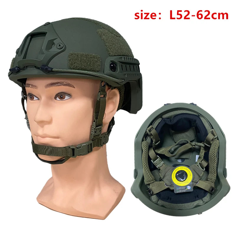 Ballistic ACH High Cut Tactical Helmet Bulletproof Armor Helmet Safety Helmet NIJ MICH FAST Helmet