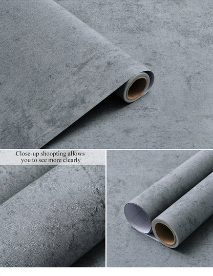 Self-adhesive Thicken PVC Floor Sticker Waterproof Ceramic Tiles Sticker Store Mall Hotel Floor Home Decorative Retro Wallpapers