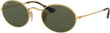 Ray-Ban Original Classic RB3547 Oval Flat Glass Lens Sunglasses in Box
