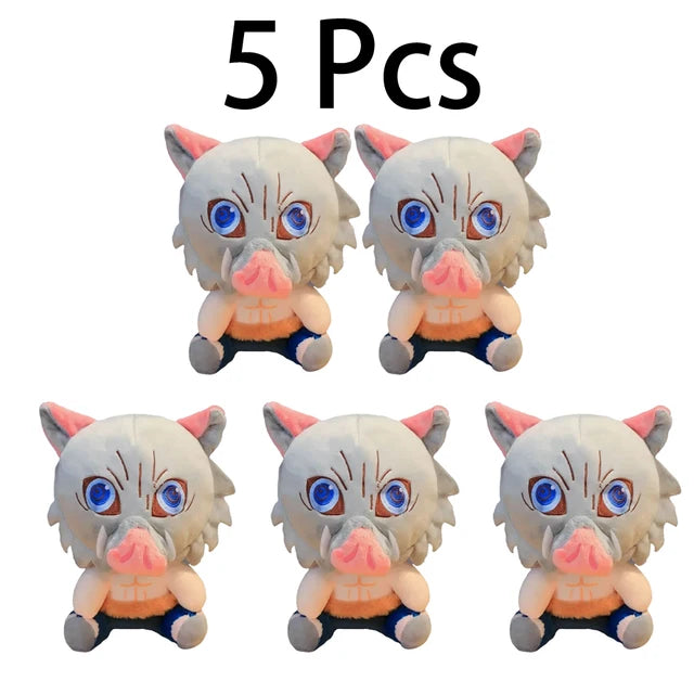 Q Version Demon Slayer Anime Boneca de pelúcia, Fantoche fofo, Brinquedo Kawaii, Boneca legal, Decoração do quarto, Presentes de aniversário infantil, Ventilador, 20cm