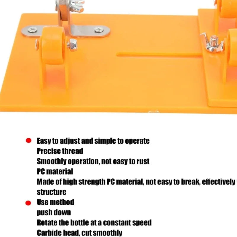 Universal Adjustable DIY Glass Bottle Cutter Sizes Metal Glassbottle Cut Machine Wine Bottles Crafting Decorations Cutting Tool