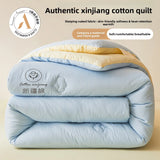 100% Cotton Filled Super Soft Autumn Winter Quilt Lightweight Fluffy Warm Duvets Core Grade A Comfort Quilted Double Comforter