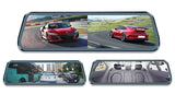 Acceo A37 Car DVR 10.0 Inch Rear View Mirror 2.5K Dash Cam 1080P Car Camera With Rear View Camera Video Recorder Registrar DVRs