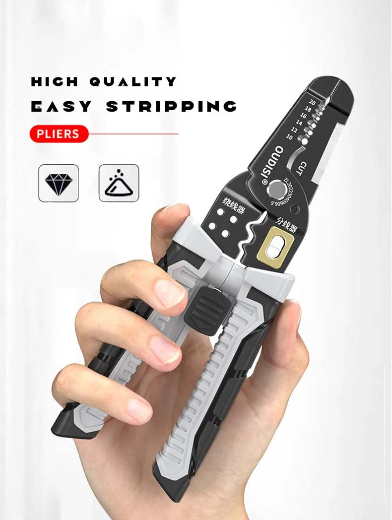 Wire Stripper Decrustation Pliers Multi Tool Ire Stripper Electric Cable Stripper Cutter Multifunctional Wire Repair Tool Pliers