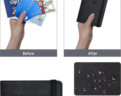 Passport Holder for Travel Essentials  Passport Wallet Cover Case for Travel  Accessories,Passport Book Holders for Women/Men