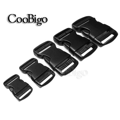 20mm 25mm 32mm 38mm 50mm Plastic Hardware Dual Adjustable Side Release Buckles Backpack Belt Bag Parts Strap Webbing