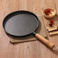 26cm Thickened Cast Iron Non-stick Frying Pan Layer-cake Cake Pancake Crepe Maker Flat Pan Griddle Breakfast Omelet Baking Pans