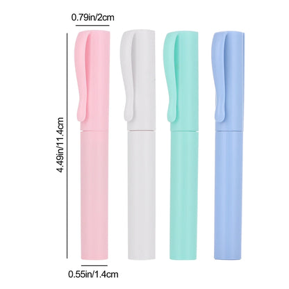 Tijeras portátiles con forma de bolígrafo, tijeras plegables creativas y seguras, herramienta multifunción para cortar papel, suministros para la escuela y la oficina.