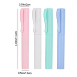 Tijeras portátiles con forma de bolígrafo, tijeras plegables creativas y seguras, herramienta multifunción para cortar papel, suministros para la escuela y la oficina.