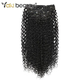 Extensões de cabelo cacheado Jerry Curly 65cm clip in tecelagem dupla com seda orgânica 160 g