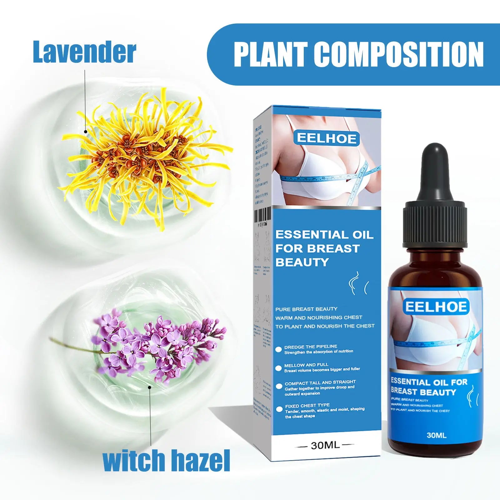 Suero natural para agrandar los senos, reafirmar el pecho, aceite para el cuidado, glúteos, crecimiento de senos voluminosos, masaje para senos más grandes, cuidado corporal sexy.