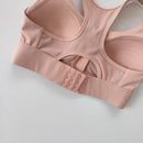 Sujetador deportivo con cremallera frontal, ropa interior deportiva a prueba de golpes, sujetador de yoga de alto impacto, chaleco de secado rápido para correr, sujetador de yoga para fitness, top para mujer