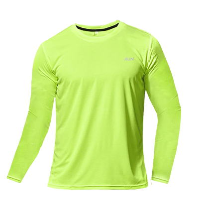 Camiseta transpirable de secado rápido, camisetas deportivas, ropa de entrenamiento, camiseta de manga larga para hombre, accesorios de gimnasio para correr de otoño, fitness para hombre.