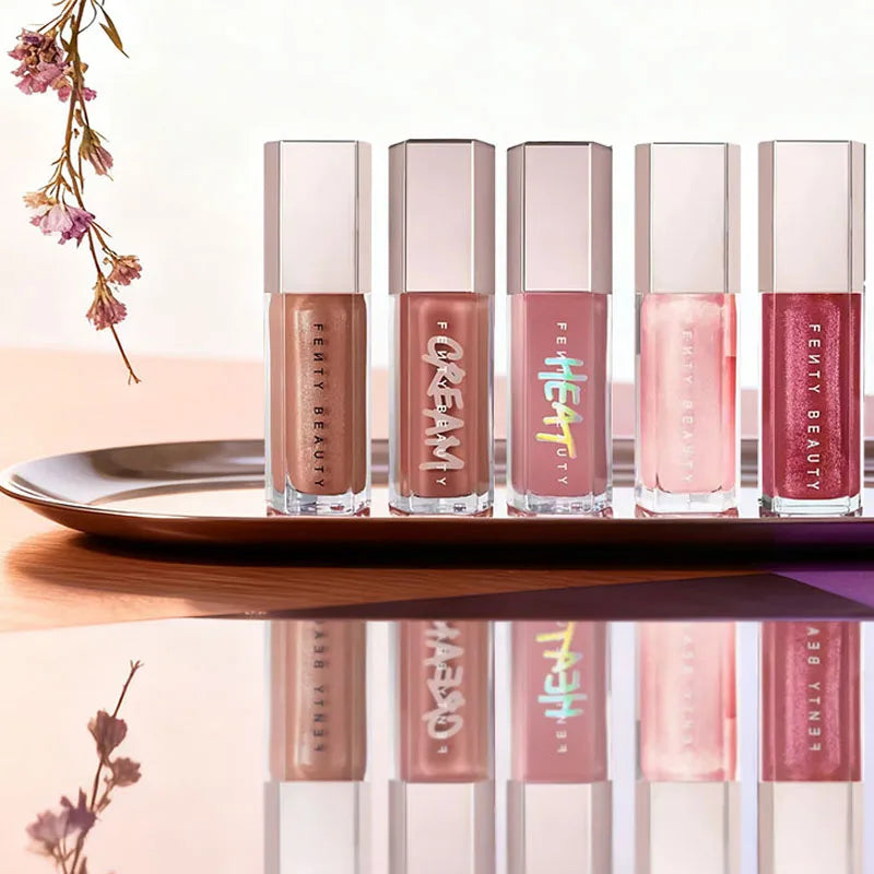Hot Sale Fenty Beauty Lip Gloss Multicolor Moisten Shine Glitter Lip Plumper Makeup Beginner Liquid Lipstick Makeup Cosmetics