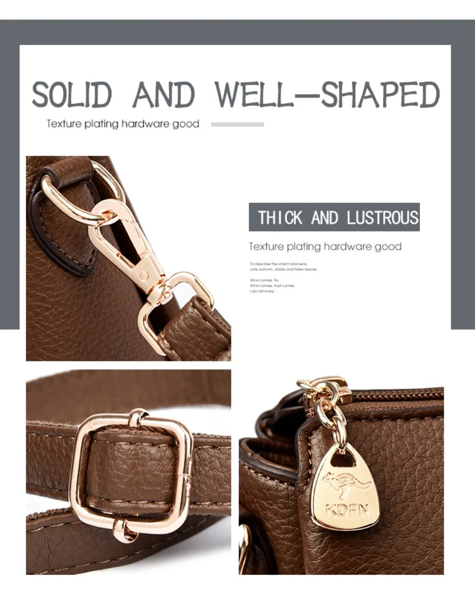 Genuine Brand Luxury Handbags Women Bags Designer Top Quality Soft Leather Shoulder Bags for Women Crossbody Bag Handbags Summer