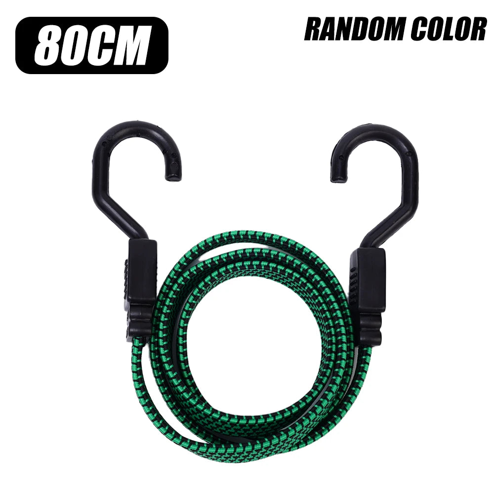 New Elastics Rubber Luggage Rope Cord Hooks Bikes Rope Tie Bicycle Luggage Roof Rack Strap Fixed Band Hook Car Accessories