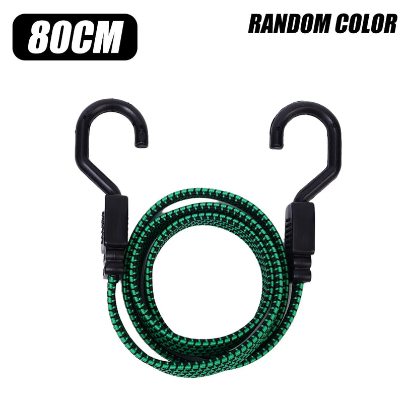 New Elastics Rubber Luggage Rope Cord Hooks Bikes Rope Tie Bicycle Luggage Roof Rack Strap Fixed Band Hook Car Accessories