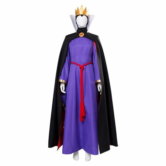 Evil Queen Cosplay Costumes Women Disney The Snow White Evil Queen Cosplay Dress Outfit Adult Halloween Carnival Costumes