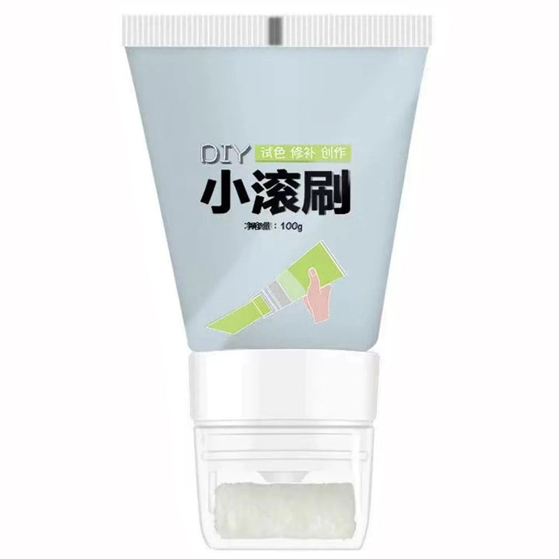 100g White Pink Wall Small Roller Brush Paint Interior Wall Repair Household Wall Graffiti Repair Environmental Protection Paint