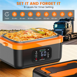 A98I-Cordless Electric Lunch Box, Rechargeable Self-Heating Food Warmer With 16000Mah Battery, For Work/Travel/Car/Office