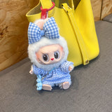 For 17cm Labubu Doll Luxury Brand Design DIY Accessories Dress Sweater Overalls T-shirt Hat Set For Labubu Trendy Clothing Gift