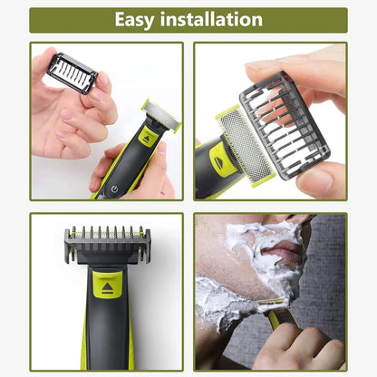 Peine guía de protección ajustable Brangdy para afeitadora eléctrica One Blade QP2520 QP2630 QP2724 QP2834, kit de repuesto de 14 pulgadas de longitud