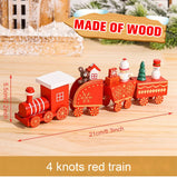 Christmas Train Decorations for Home, Merry Christmas Ornament, Noel Gifts, Happy New Year, 2025, 2024 