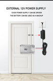 Tuya WIFI Double Side Fingerprint Lock Waterproof Outdoor Gate Passcode Rfid Card Keyless Smart Door Lock