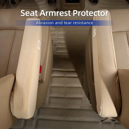 Car Seat Armrest Protector Cover Fabric Elbow Support Case Accessories For Zeekr X 001 009 2022 2023 2024 EV 2021-2023 Krypton