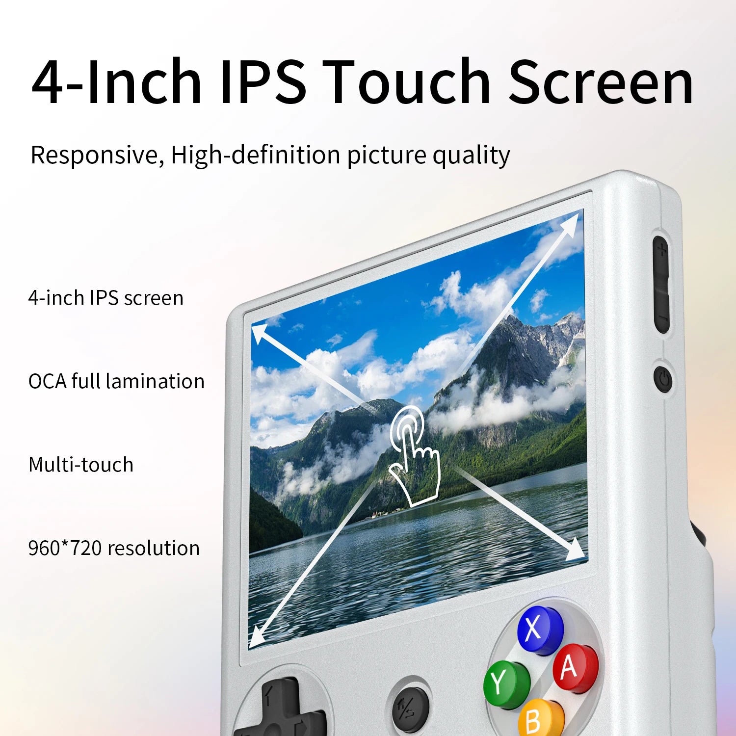 ANBERNIC RG406V Retro Handheld Game Console 4" IPS Multi-touch Screen Android 3D Hall Joystick 5500mAh Video Player 1080p DP Out