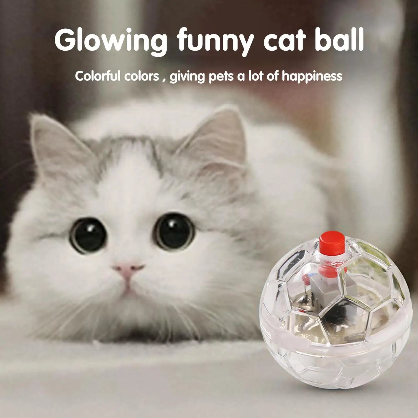3 pelotas interactivas de juguete con flash, equipo paranormal, para caza de mascotas, con movimiento de flash, juguete para mascotas con luz.