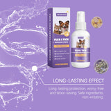 YEGBONG 50ml Flea Tick Prevention Spray for Dogs and Cats Fast-Acting Waterproof Outdoor Protection with Natural Essential Oils