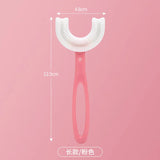 Baby Toothbrush Children 360 Degree U-shaped Child Toothbrush Teethers Baby Brush Silicone Kids Teeth Oral Care Cleaning