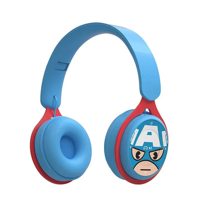 Disney Marvel Y08 Wireless Bluetooth Headphones Foldable HIFI Surround Sound Laptop Earphones for Children Anime Cartoon