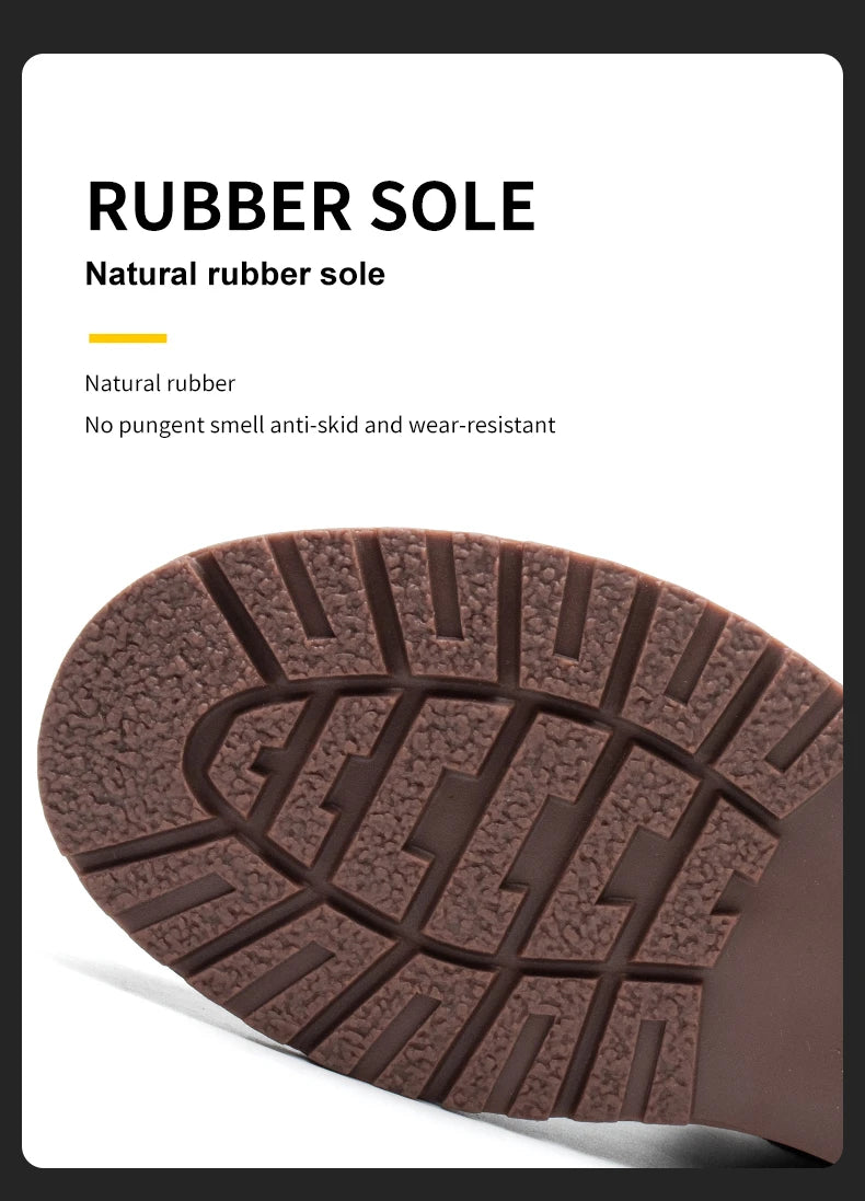 Latest 2023 Waterproof Men Leather Boots Steel Toe Cap Safety Work Shoes Anti Smashing Indestructible Construction Welding Boots