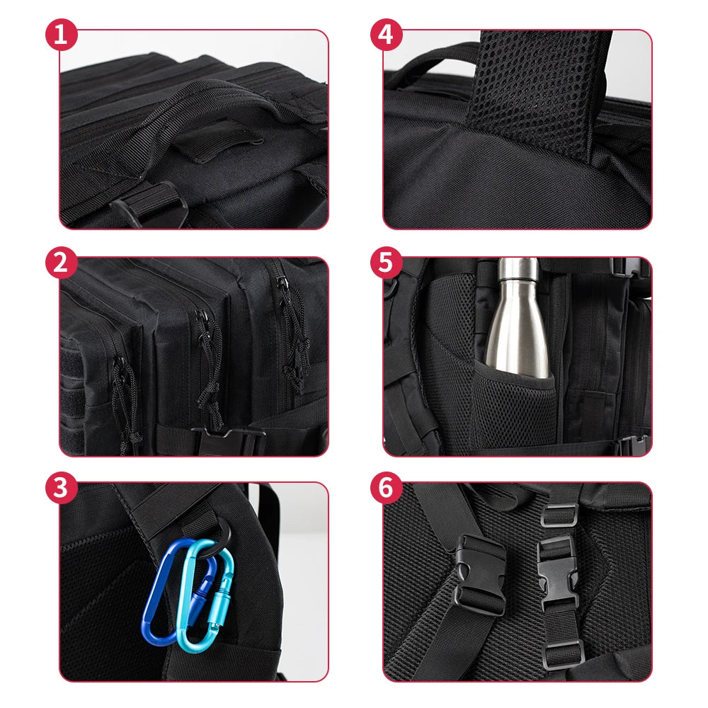 50L/32L Male and Female Backpacks Simple Business Trip Luggage Bag, Boarding Travel Bag, Camping Hiking Bag Backpack Large Capacity
