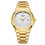 NIBOSI Brand Mens Watches Quartz Movement Watch Luxury Stainless Steel Calendar Waterproof Sport Simple Wristwatches for Man